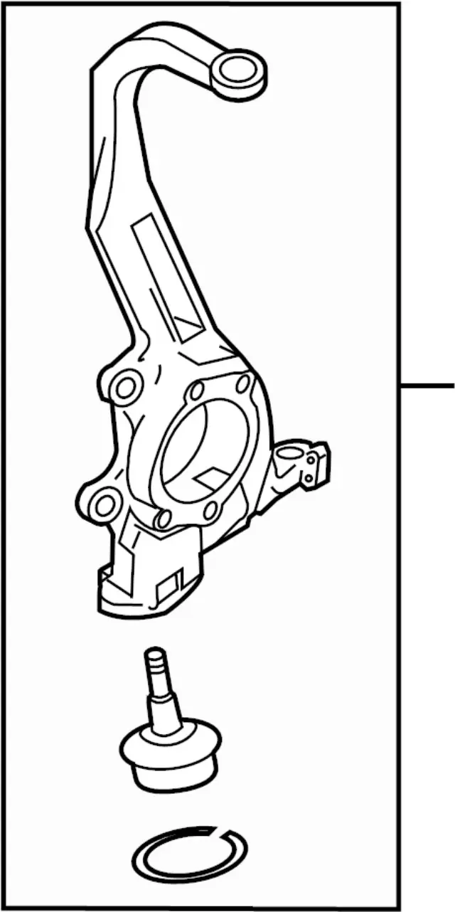 Steering Knuckle - Infiniti (40014AL55J)