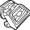 Side Ventilator Assembly, Left - Infiniti (68761-6SA0A) 6 Side Ventilator Assembly, Left - Infiniti (68761-6SA0A)