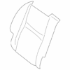 Seat Back Cushion Cover - Infiniti (88620-3JA0B)