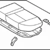 Seat Cushion Foam - Infiniti (88350-9CM1A)