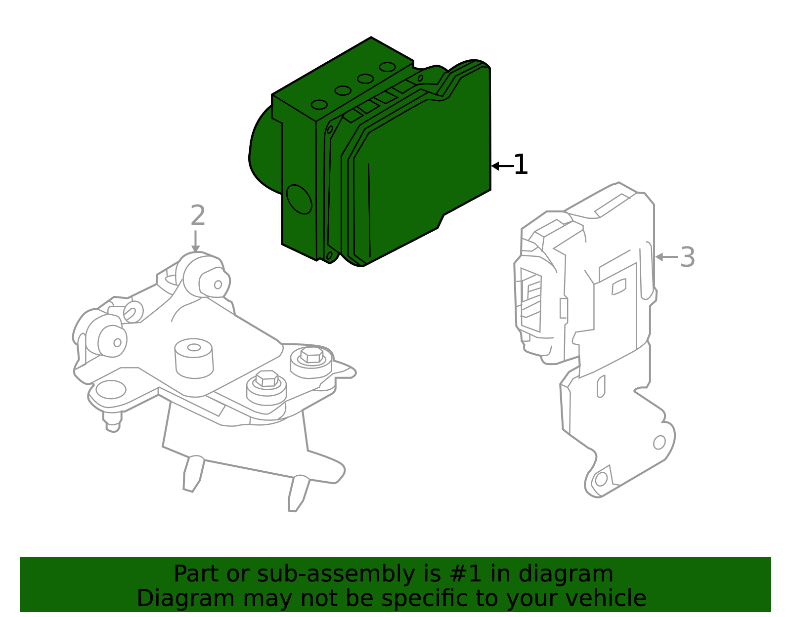 ABS Hydraulic Assembly - Infiniti (47660-6HC5A) 3 ABS Hydraulic Assembly - Infiniti (47660-6HC5A)