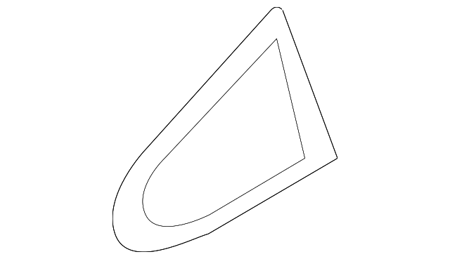 Exterior Door Handle Gasket - Infiniti (80654-6SA0A) 2 Exterior Door Handle Gasket - Infiniti (80654-6SA0A)