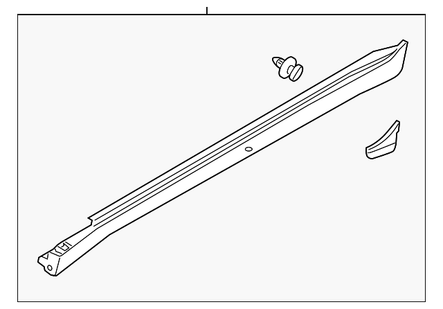 Rocker Panel Guard - Infiniti (76851-1MA5B) 1 Rocker Panel Guard - Infiniti (76851-1MA5B)