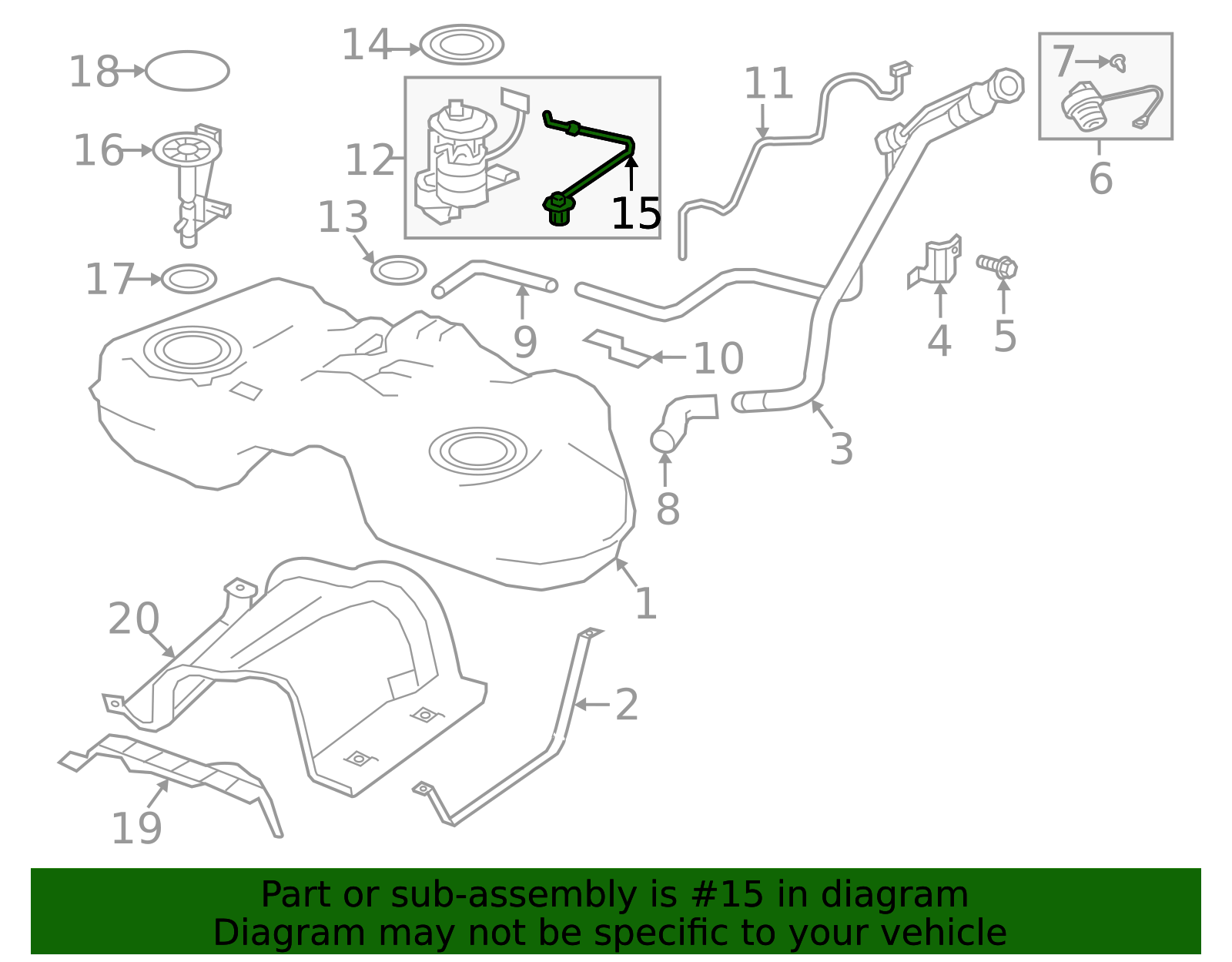 Fuel Tank Sending Unit - Infiniti (25060-5NA0A) 4 Fuel Tank Sending Unit - Infiniti (25060-5NA0A)