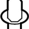 Lift-Gate Trim Panel Clip - Infiniti (01553-05033)