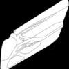Door Interior Trim Panel - Infiniti (80901-5CR3C) 11 Door Interior Trim Panel - Infiniti (80901-5CR3C)