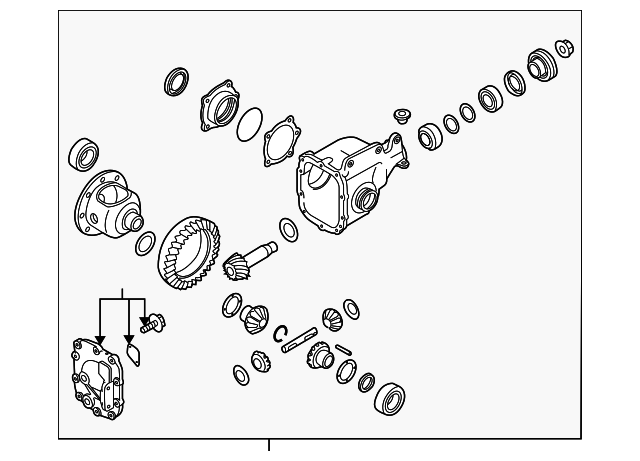 Differential Assembly - Infiniti (38500-AR49A)