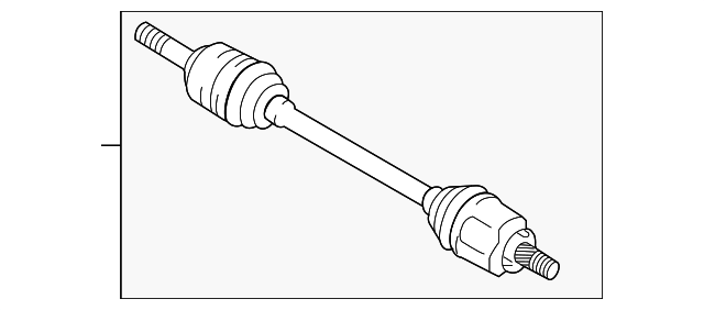 Axle Assembly - Infiniti (39101-4HK1A) 1 Axle Assembly - Infiniti (39101-4HK1A)