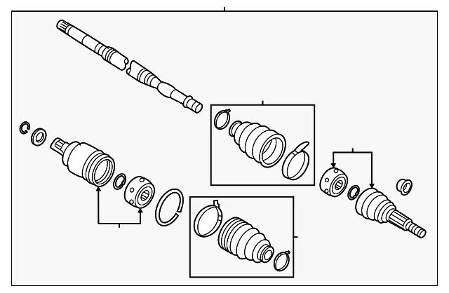 Axle Assembly - Infiniti (391007JA0A)