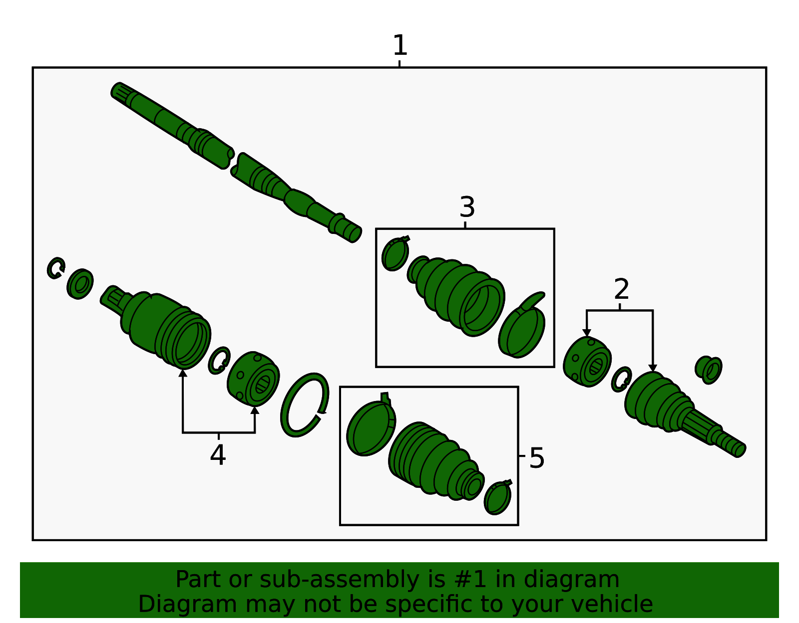 Axle Assembly - Infiniti (391007JA0A)