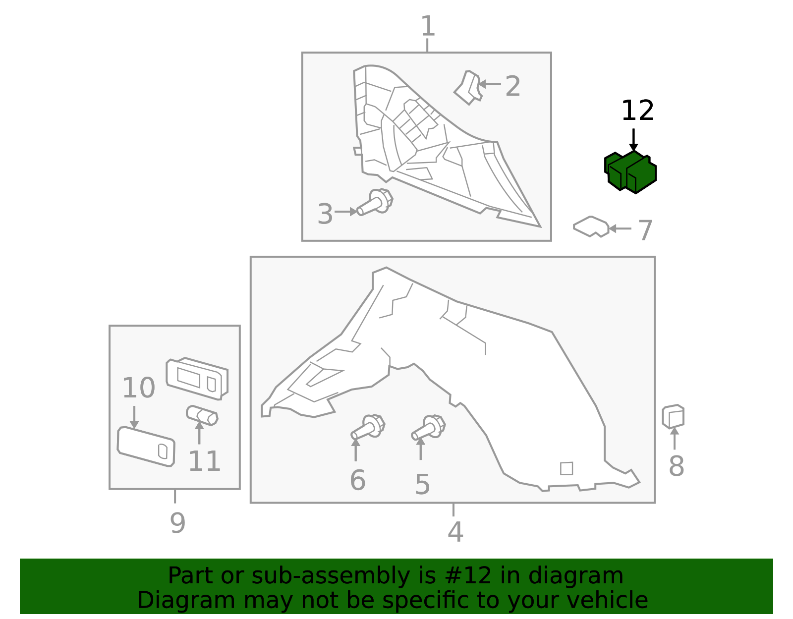 Quarter Panel Trim Panel Clip - Infiniti (255001BA0A) 3 Quarter Panel Trim Panel Clip - Infiniti (255001BA0A)