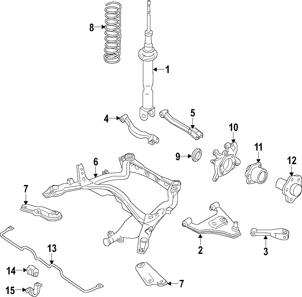 Suspension Shock Absorber - Infiniti (E6210-3H90A)