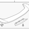 Spoiler Assembly - Infiniti (K6030-AM808)