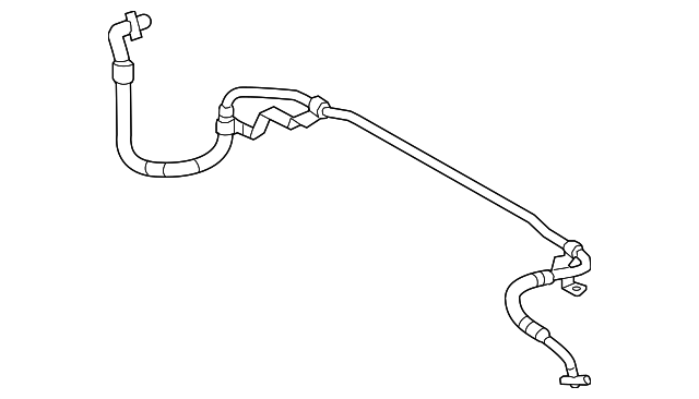 Air Suspension Compressor Line - Infiniti (52502-6JE0A) 2 Air Suspension Compressor Line - Infiniti (52502-6JE0A)