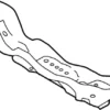 Transmission Cross-Member - Infiniti (11310-4GE5A) 3 Transmission Cross-Member - Infiniti (11310-4GE5A)