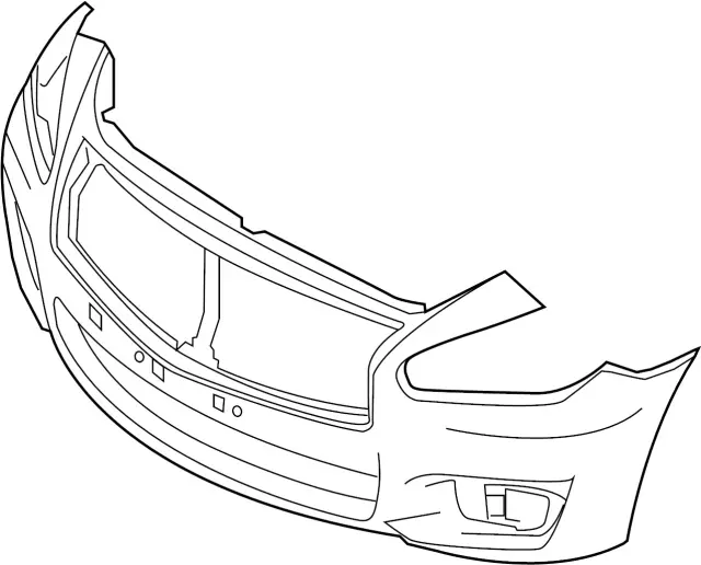 Bumper Cover - Infiniti (62022-4AM1H) 1 Bumper Cover - Infiniti (62022-4AM1H)