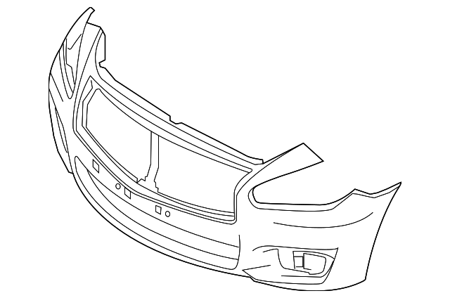 Bumper Cover - Infiniti (62022-4AM1H) 2 Bumper Cover - Infiniti (62022-4AM1H)
