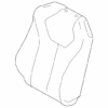 Seat Back Cover - Infiniti (87670-5CS0A) 11 Seat Back Cover - Infiniti (87670-5CS0A)