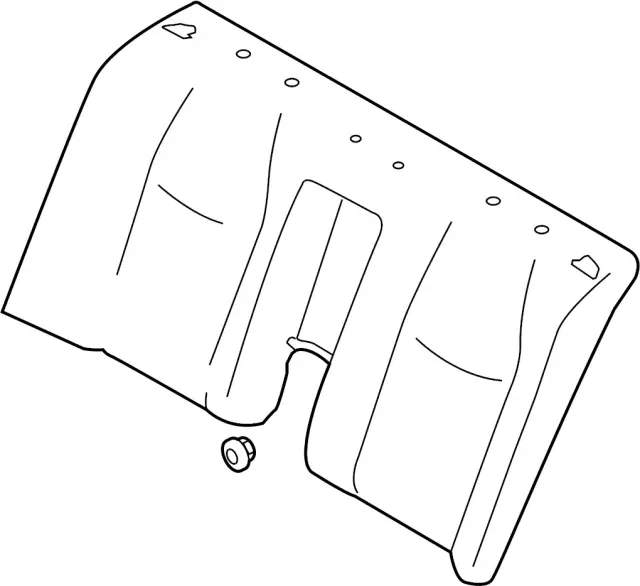 Seat Back Assembly - Infiniti (88600-4AM3A) 2 Seat Back Assembly - Infiniti (88600-4AM3A)