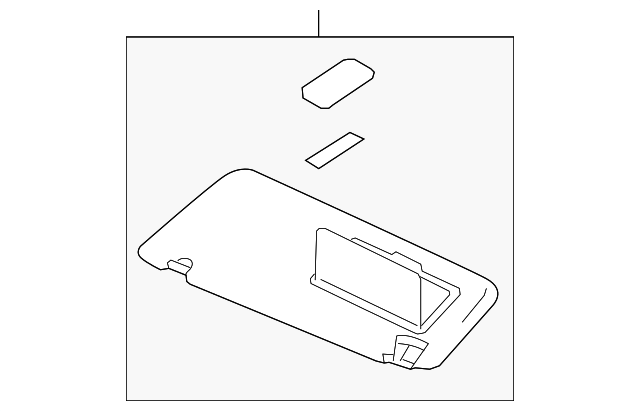 Sun Visor - Infiniti (K6400-1A60A)