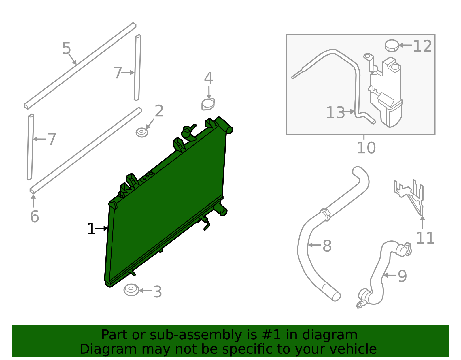 Radiator - Infiniti (21410-6SX5A) 2 Radiator - Infiniti (21410-6SX5A)