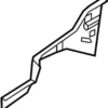Upper Front Hood Ledge, Left - Infiniti (64111-1MA0A)
