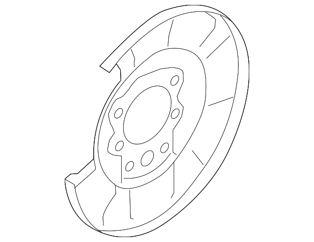 Brake Dust Shield - Infiniti (44151-5NM0A)