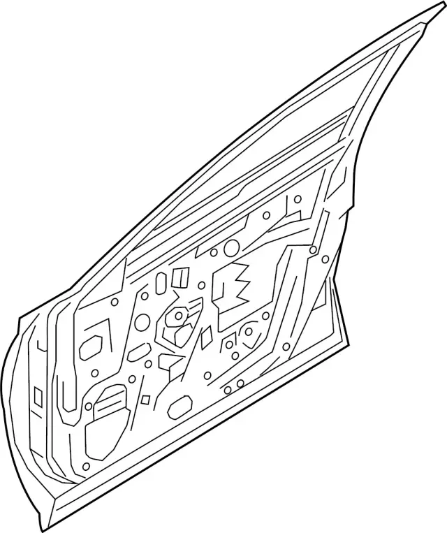 Front Right Door Assembly - Infiniti (H0100-5NAMA) 2 Front Right Door Assembly - Infiniti (H0100-5NAMA)