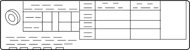 Tire Information Label - Infiniti (99090-5DC2B)