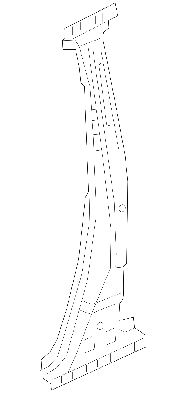Center Pillar Hinge Brace Assembly, Left - Infiniti (G6571-5VGMA) 3 Center Pillar Hinge Brace Assembly, Left - Infiniti (G6571-5VGMA)