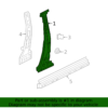 Center Pillar Hinge Brace Assembly, Left - Infiniti (G6571-5VGMA)