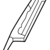 Front Door Sash Cover, Right - Infiniti (802D2-5VG0A)