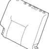 Rear Seat Back Assembly, Right - Infiniti (88600-HW50B)