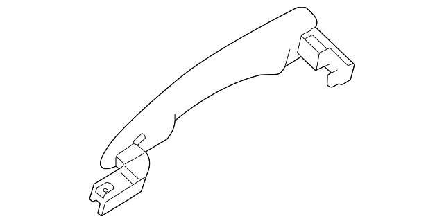 Exterior Door Handle - Infiniti (80641-6SA3C) 1 Exterior Door Handle - Infiniti (80641-6SA3C)