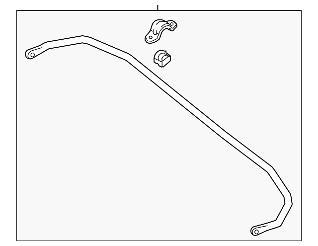 Suspension Stabilizer Bar - Infiniti (54610-5NA0A) 2 Suspension Stabilizer Bar - Infiniti (54610-5NA0A)