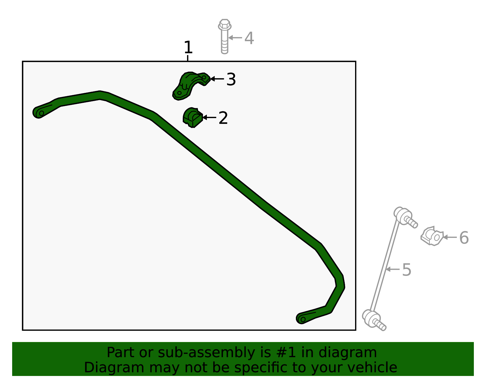 Suspension Stabilizer Bar - Infiniti (54610-5NA0A) 3 Suspension Stabilizer Bar - Infiniti (54610-5NA0A)