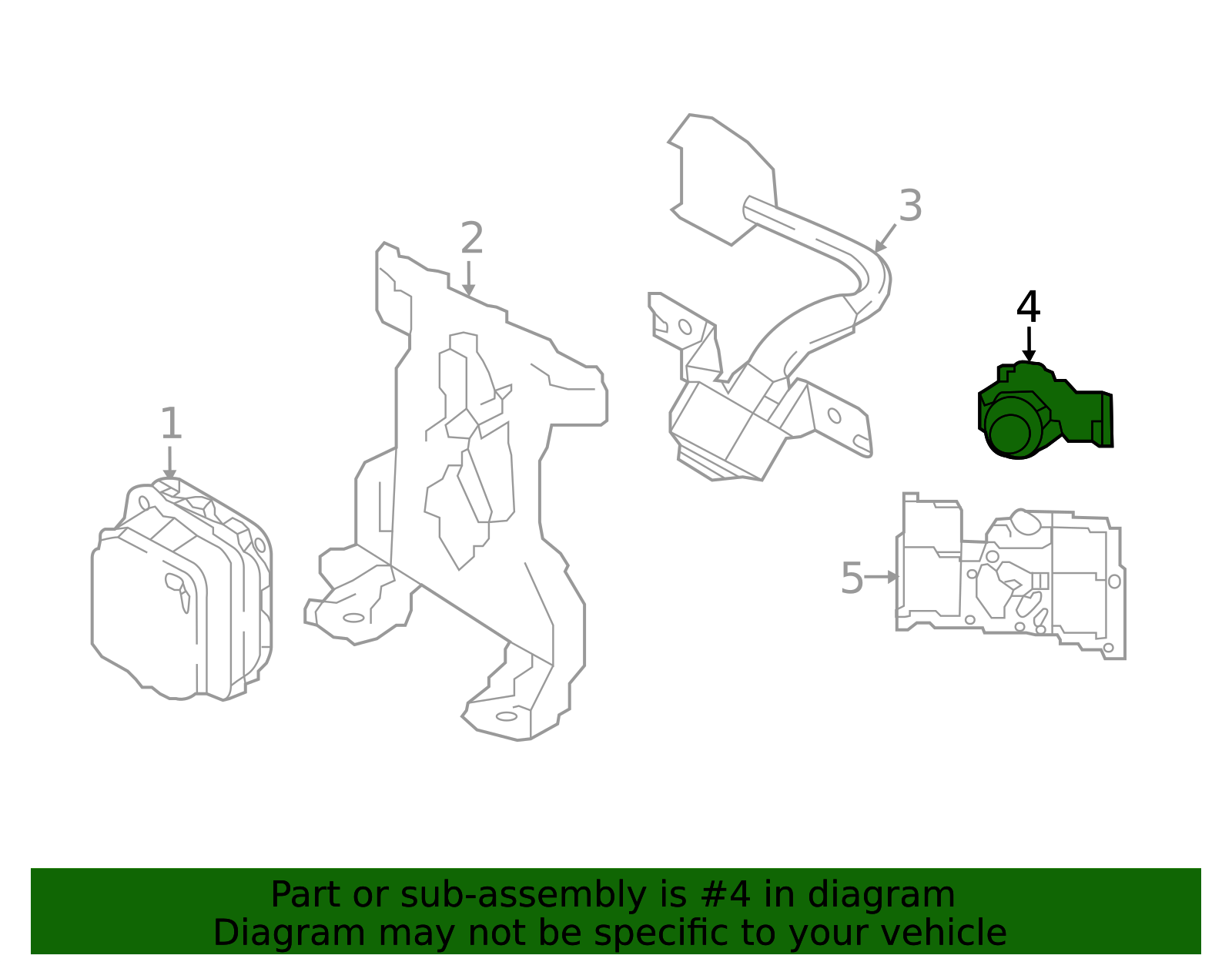 Parking Aid Sensor - Infiniti (28438-5DA8C) 3 Parking Aid Sensor - Infiniti (28438-5DA8C)