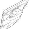 Door Interior Trim Panel - Infiniti (82900-6HA0A) 6 Door Interior Trim Panel - Infiniti (82900-6HA0A)