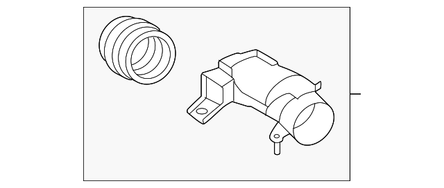 Engine Air Intake Hose - Infiniti (165766SY0B) 1 Engine Air Intake Hose - Infiniti (165766SY0B)