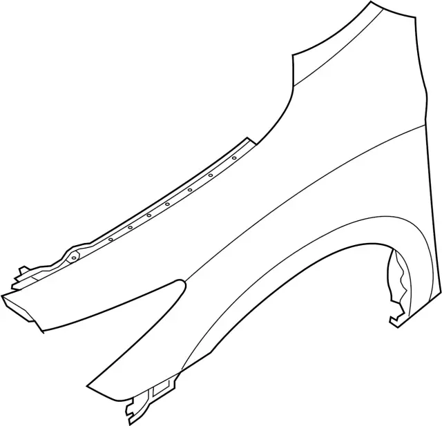 Front Fender, Left-Hand - Infiniti (63101-3JA0B) 1 Front Fender, Left-Hand - Infiniti (63101-3JA0B)