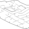 Radiator Support Splash Shield - Infiniti (75890-4GA1A)
