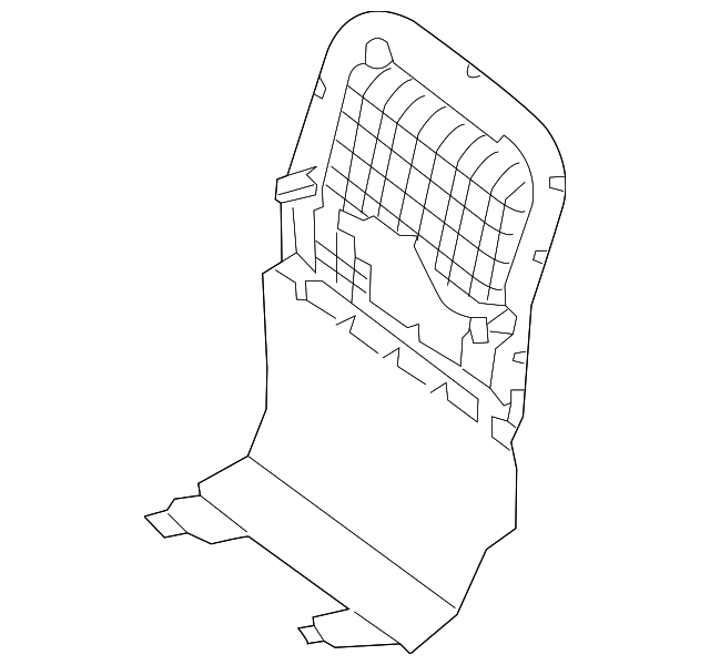 Seat Back Panel - Infiniti (876403JA4B) 3 Seat Back Panel - Infiniti (876403JA4B)