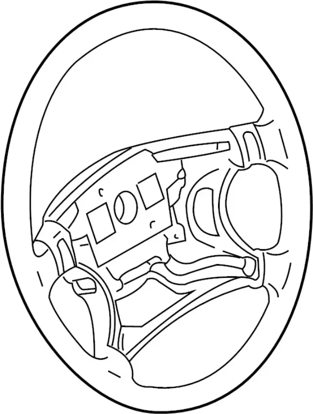 Steering Wheel Assembly (Less Pad) - Infiniti (48430-6JR2A) 1 Steering Wheel Assembly (Less Pad) - Infiniti (48430-6JR2A)