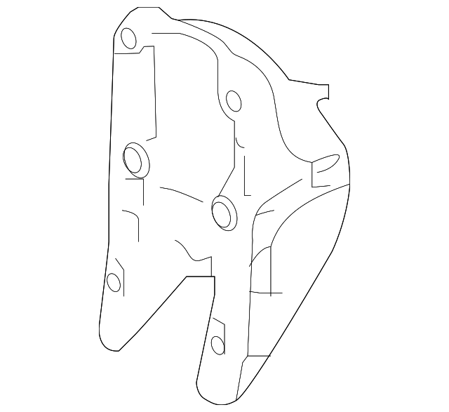 Front Drive Shaft Bearing Support Bracket - Infiniti (39780-5DC0A)