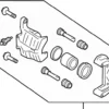 Disc Brake Caliper - Infiniti (44001-1BN0A)