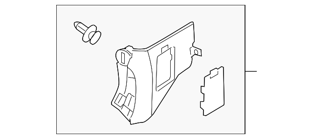 Kick Panel Trim - Infiniti (66900-1BG0B) 2 Kick Panel Trim - Infiniti (66900-1BG0B)