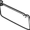 Right-Hand Sun Visor Assembly - Infiniti (96400-9PJ8A) 9 Right-Hand Sun Visor Assembly - Infiniti (96400-9PJ8A)