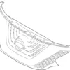 Grille Assembly - Infiniti (62310-6SA0C) 6 Grille Assembly - Infiniti (62310-6SA0C)