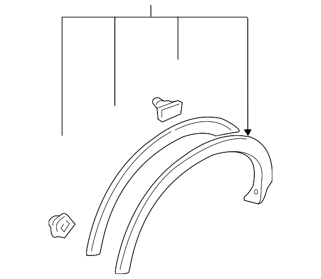 Fender Flare - Infiniti (93829-6JE0B) 2 Fender Flare - Infiniti (93829-6JE0B)