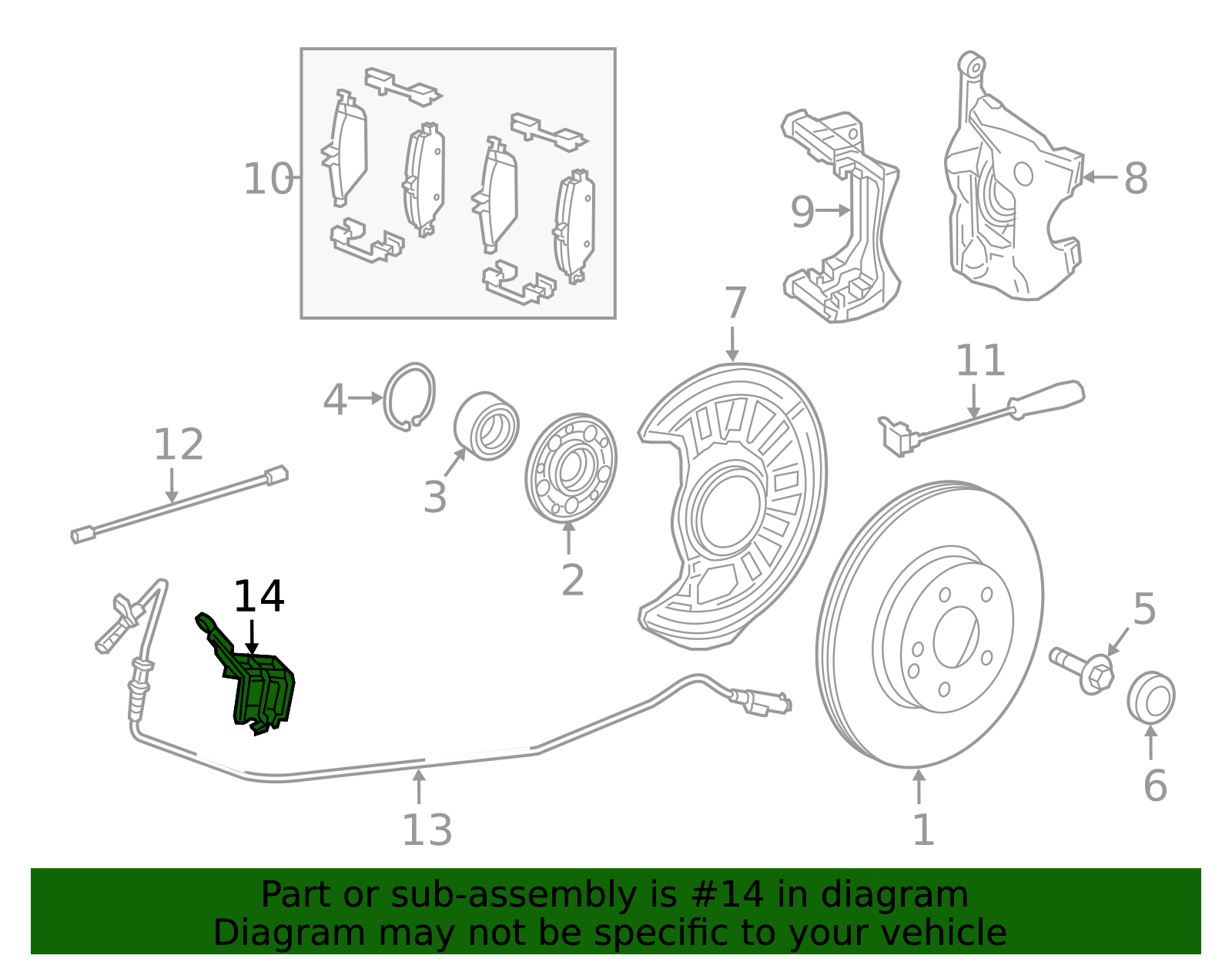 ABS Wheel Speed Sensor Bracket - Infiniti (47960-5DA2A) 3 ABS Wheel Speed Sensor Bracket - Infiniti (47960-5DA2A)